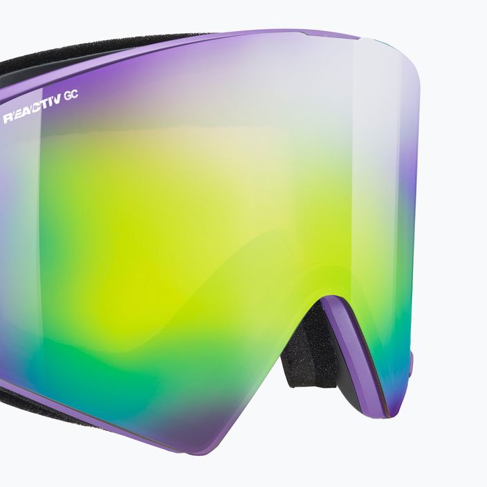 Lyžařské brýle  Julbo Razor Edge Reactiv Glare Control purple/black/flash green 6