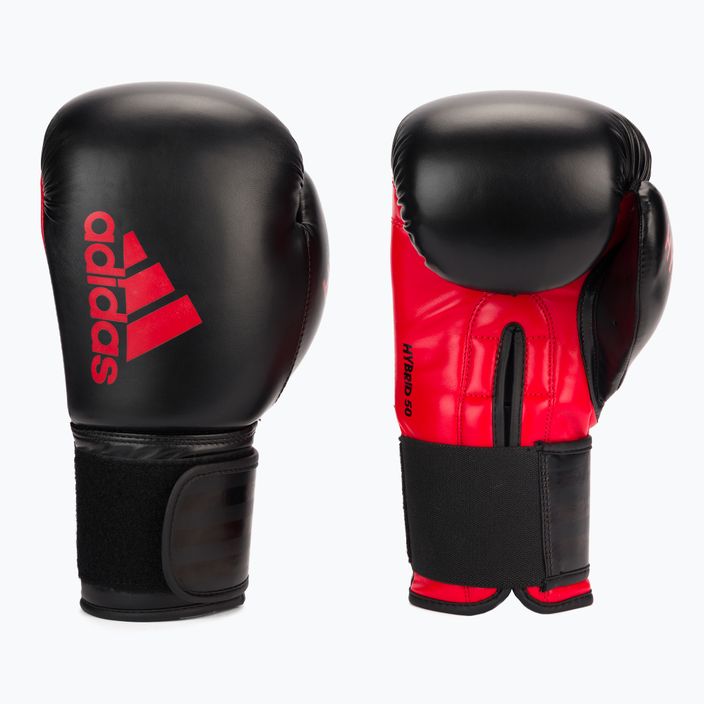 Boxerské rukavice Adidas Hybrid 50 černé ADIH50 5