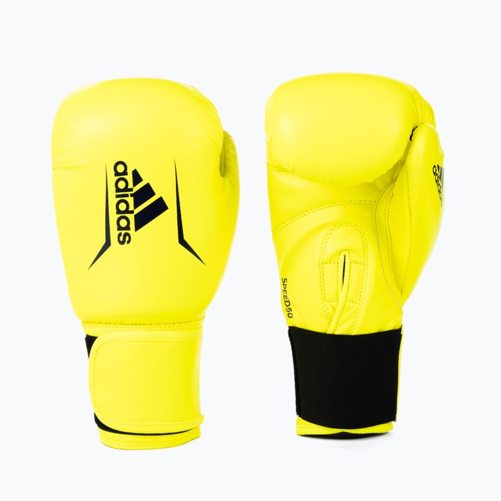 Boxerské rukavice Adidas Speed 50 žluté ADISBG50 3