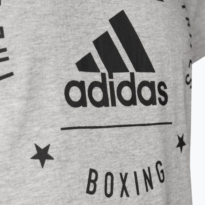 Tréninkové tričko Adidas Boxing šedé ADICL01B 3