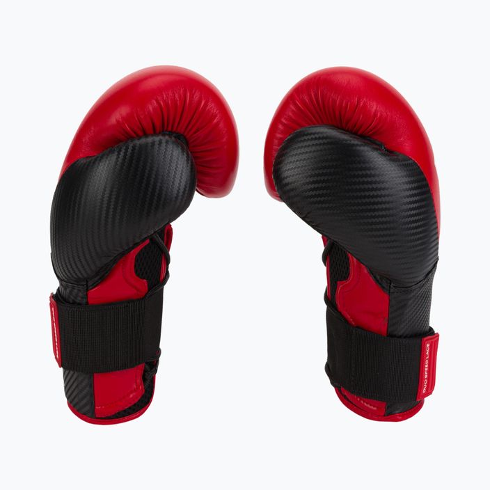 Boxerské rukavice adidas Hybrid 250 Duo Lace červené ADIH250TG 4