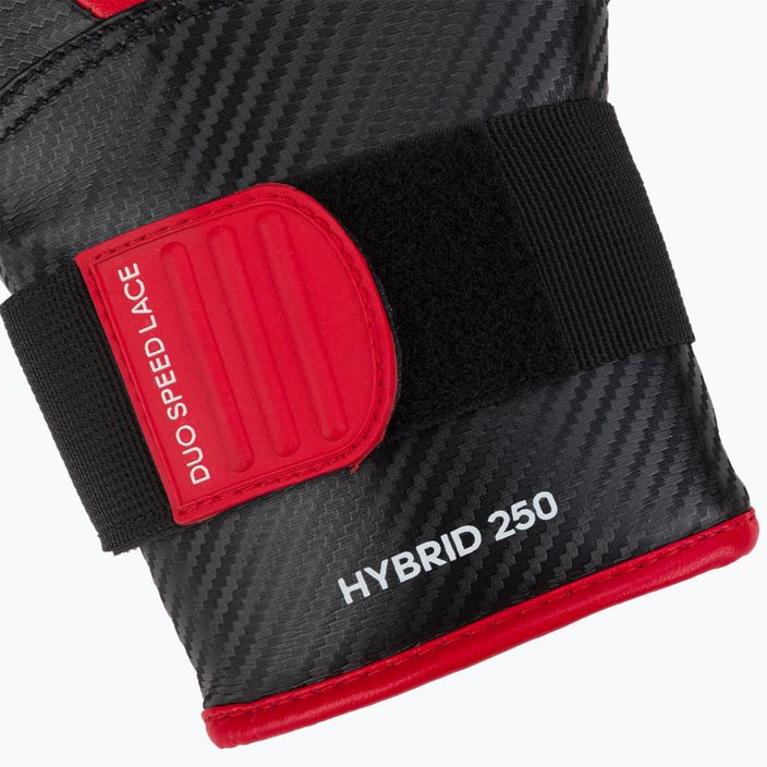Boxerské rukavice adidas Hybrid 250 Duo Lace červené ADIH250TG 6