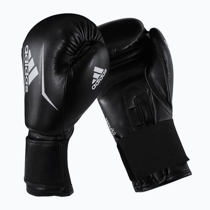 Dětský boxovací set adidas Youth Boxing Set pytel + rukavice černo-bílý ADIBPKIT10-90100 3