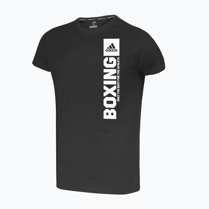 Pánské boxerské tričko adidas černá/bílá 4