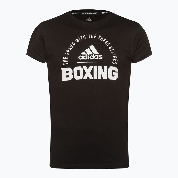 Pánské boxerské tričko adidas černá/bílá