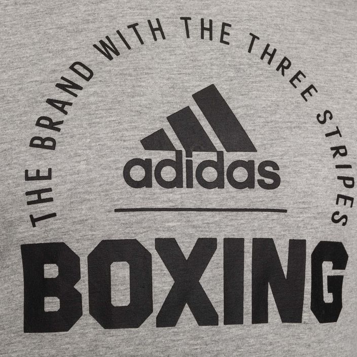 Pánské tričko adidas Boxing medium grey/heather black 3