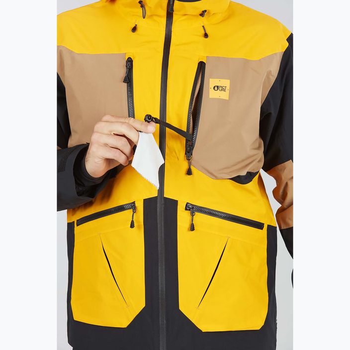 Picture Naikoon pánská lyžařská bunda 20/20 žlutá MVT391-C 5