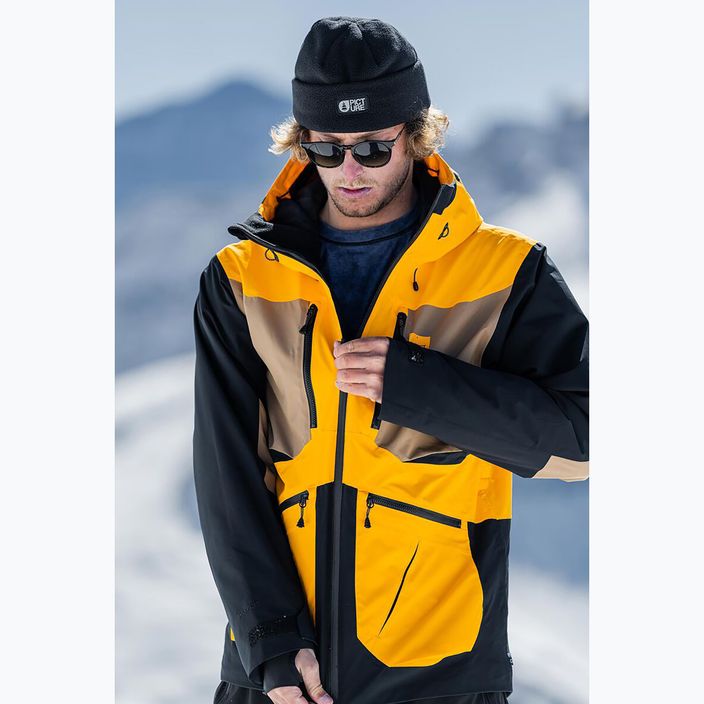 Picture Naikoon pánská lyžařská bunda 20/20 žlutá MVT391-C 23