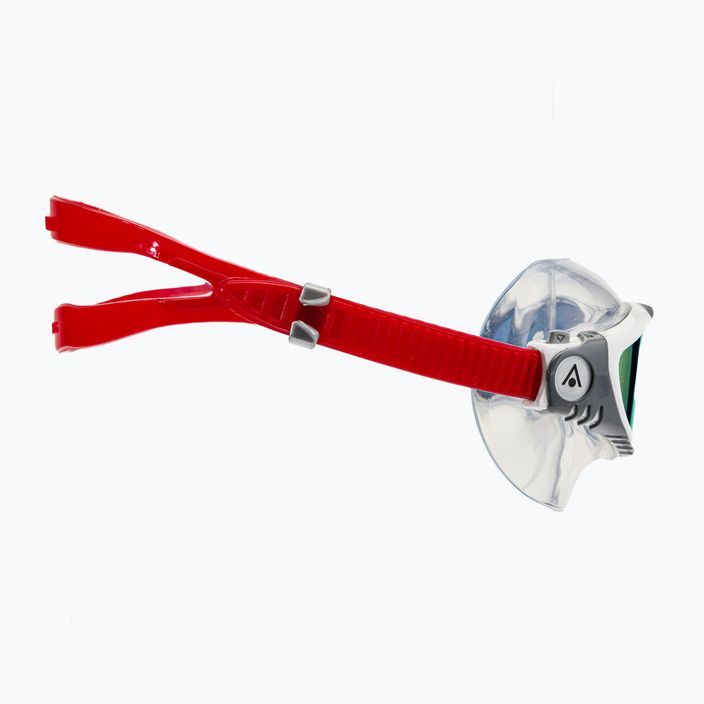Plavecká maska Aquasphere Vista bílá/stříbrná/zrcadlově červená titanová MS5050915LMR 3