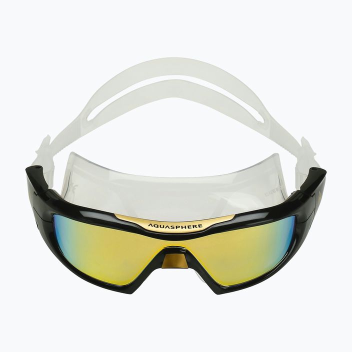 Plavecká maska Aquasphere Vista Pro transparentní/zlatá titanová/zrcadlově zlatá MS5040101LMG 2