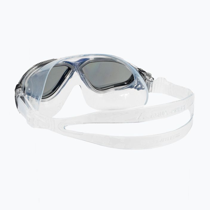 Plavecká maska Aquasphere Vista transparentní/tmavě šedá/zrcadlově kouřová MS5050012LD 4