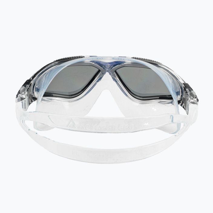 Plavecká maska Aquasphere Vista transparentní/tmavě šedá/zrcadlově kouřová MS5050012LD 5