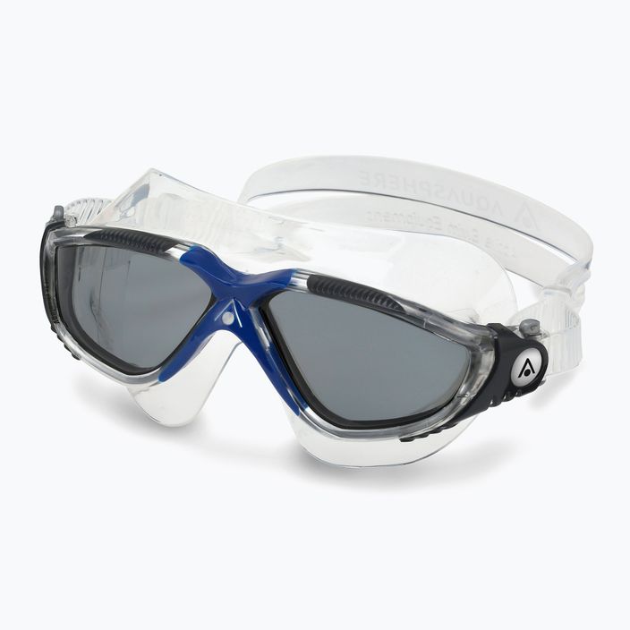 Plavecká maska Aquasphere Vista transparentní/tmavě šedá/zrcadlově kouřová MS5050012LD 6