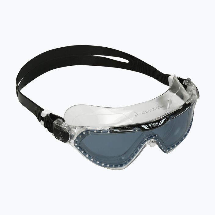 Plavecká maska Aquasphere Vista XP transparentní/černá/zrcadlová kouřová MS5090001LD 8