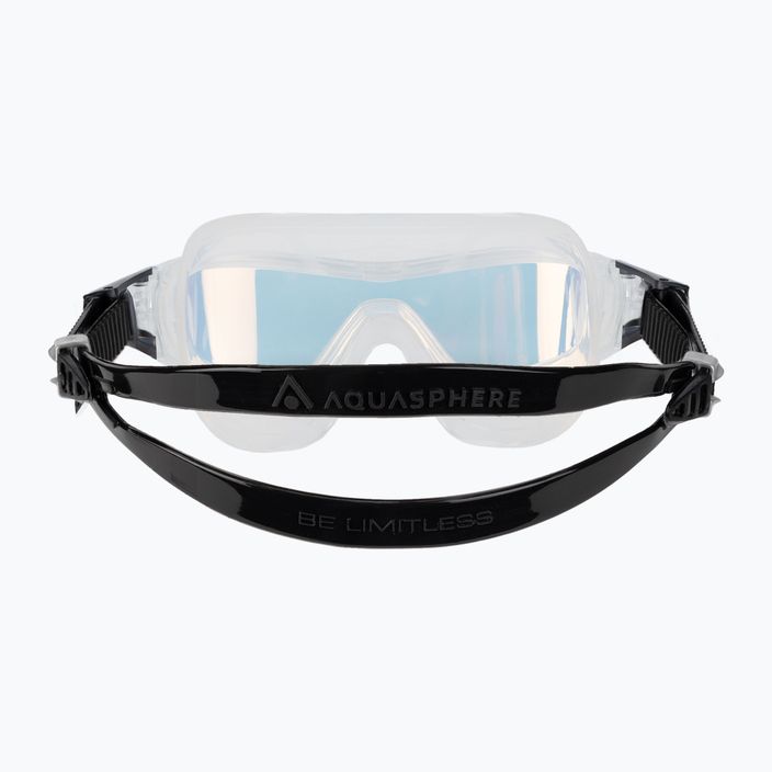 Plavecká maska Aquasphere Vista Pro transparentní/černá/zrcadlová MS5040001LMI 5