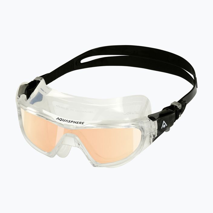 Plavecká maska Aquasphere Vista Pro transparentní/černá/zrcadlová MS5040001LMI 6