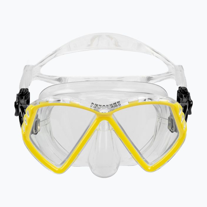 Potápěčská maska Aqualung Cub transparentní/žlutá junior MS5530007 2