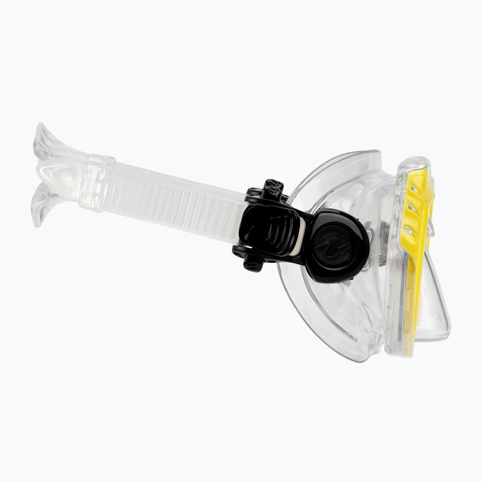 Potápěčská maska Aqualung Cub transparentní/žlutá junior MS5530007 3