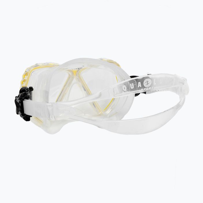 Aqualung Cub transarentní/žlutá dětská potápěčská maska MS5540007 4