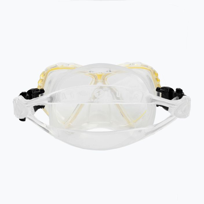 Aqualung Cub transarentní/žlutá dětská potápěčská maska MS5540007 5