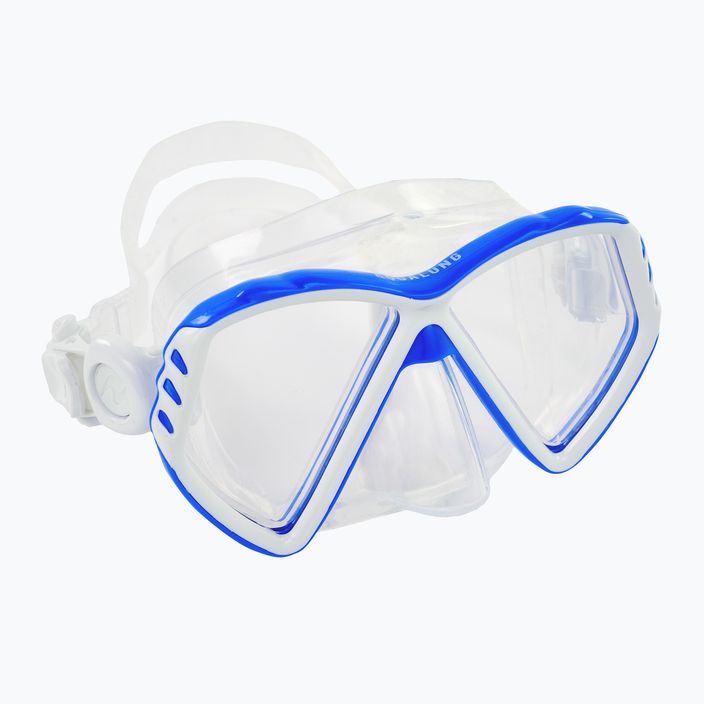 Aqualung Cub transparentní/modrá dětská potápěčská maska MS5540040 6