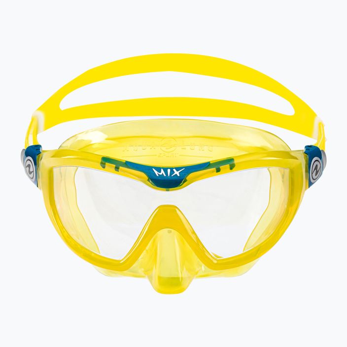 Dětská potápěčská maska Aqualung Mix žlutá/benzín MS5560798S 2