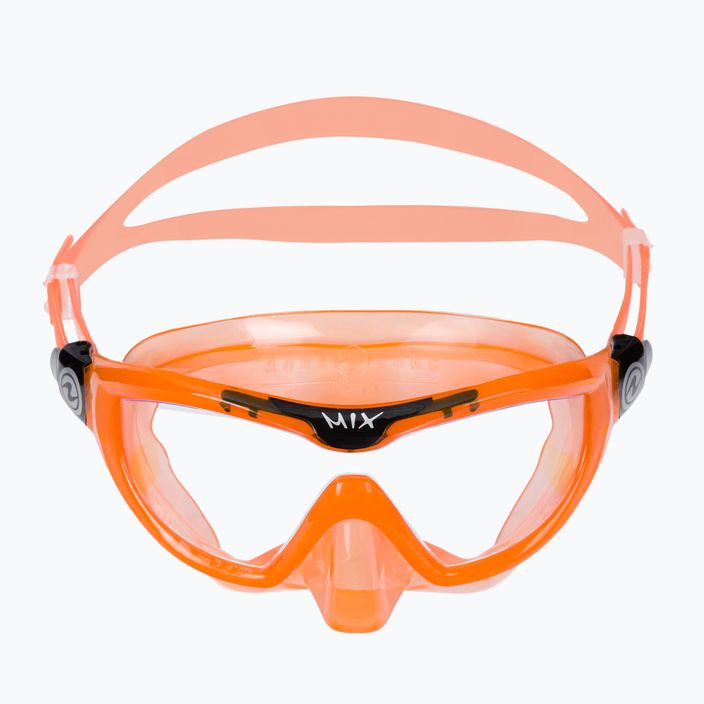Aqualung Mix Dětská šnorchlovací sada maska + šnorchl oranžová SC4250801S 3