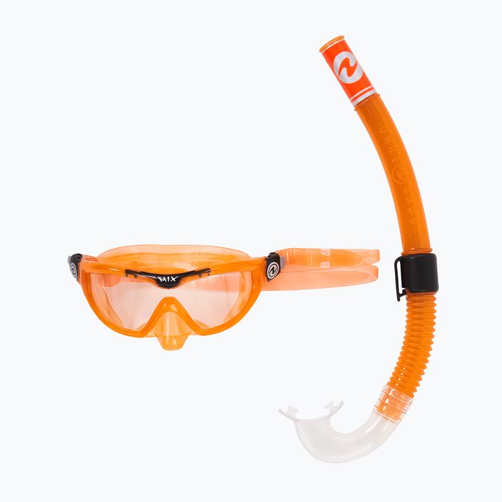 Aqualung Mix Dětská šnorchlovací sada maska + šnorchl oranžová SC4250801S 10