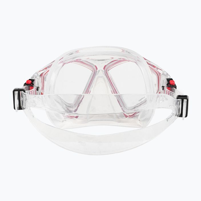 Potápěčská maska Aqualung Hawkeye transparentní/červená MS5570006 5