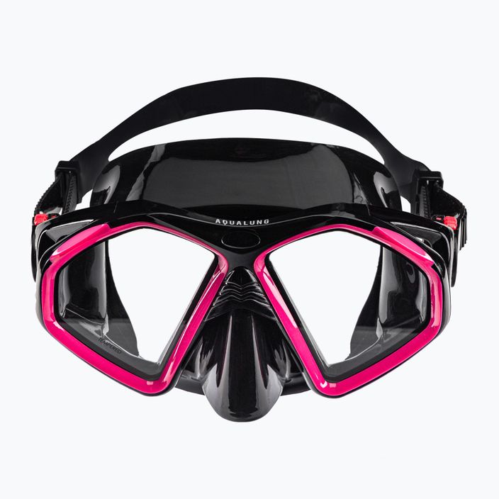 Potápěčská maska Aqualung Hawkeye černá/růžová MS5570102 2
