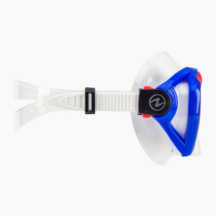 Potápěčská maska Aqualung Hawkeye bílá/modrá MS5570940 3