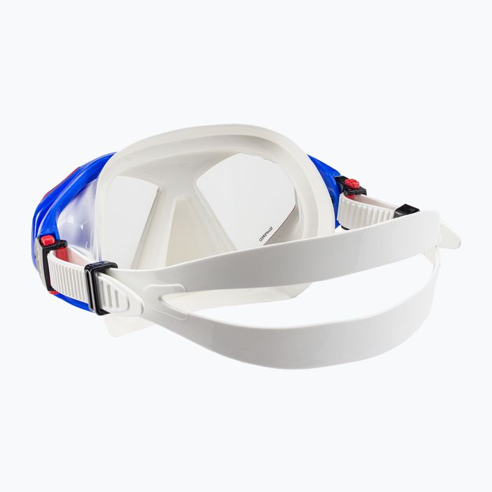 Potápěčská maska Aqualung Hawkeye bílá/modrá MS5570940 4