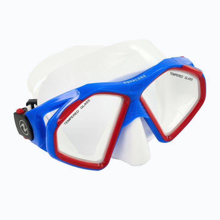 Potápěčská maska Aqualung Hawkeye bílá/modrá MS5570940 6