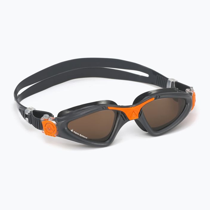 Plavecké brýle Aquasphere Kayenne šedé/oranžové 6