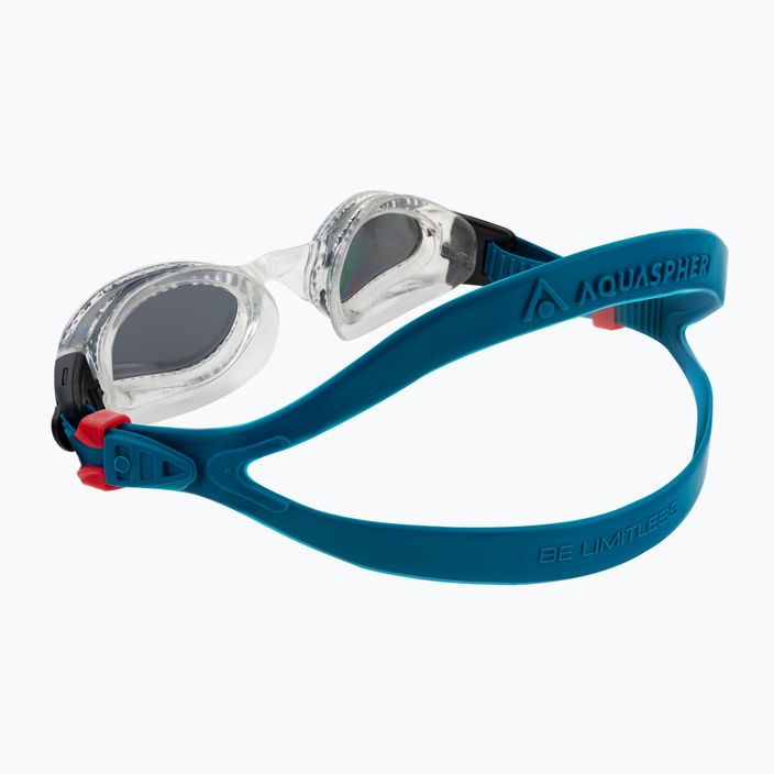 Plavecké brýle Aquasphere Kaiman čiré/petrolejové/zrcadlově stříbrné EP3180098LMS 4