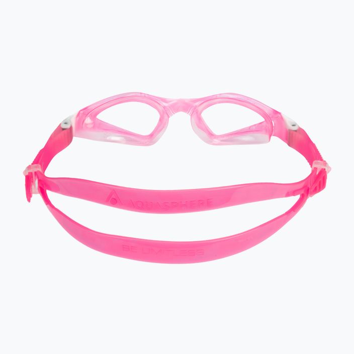 Dětské plavecké brýle Aquasphere Kayenne pink / white / lenses clear EP3190209LC 5