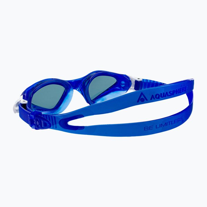 Aquasphere Kayenne modré / bílé / tmavé čočky dětské plavecké brýle EP3194009LD 4