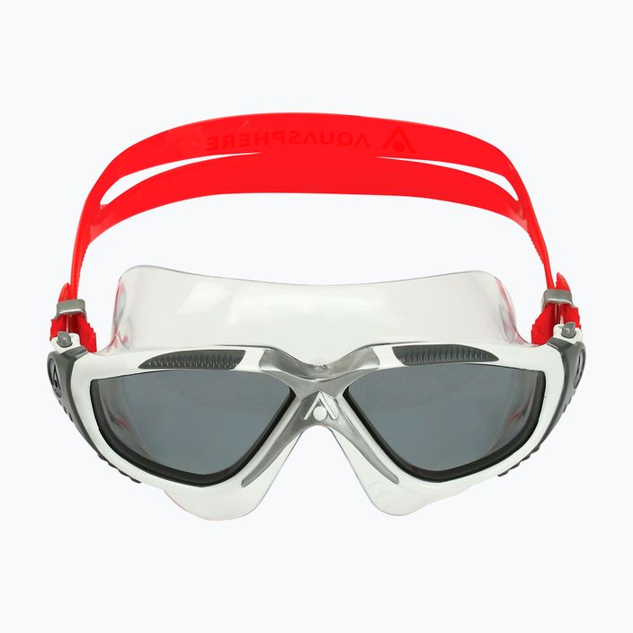 Plavecká maska Aquasphere Vista bílá/červená/tmavá MS5600915LD 2