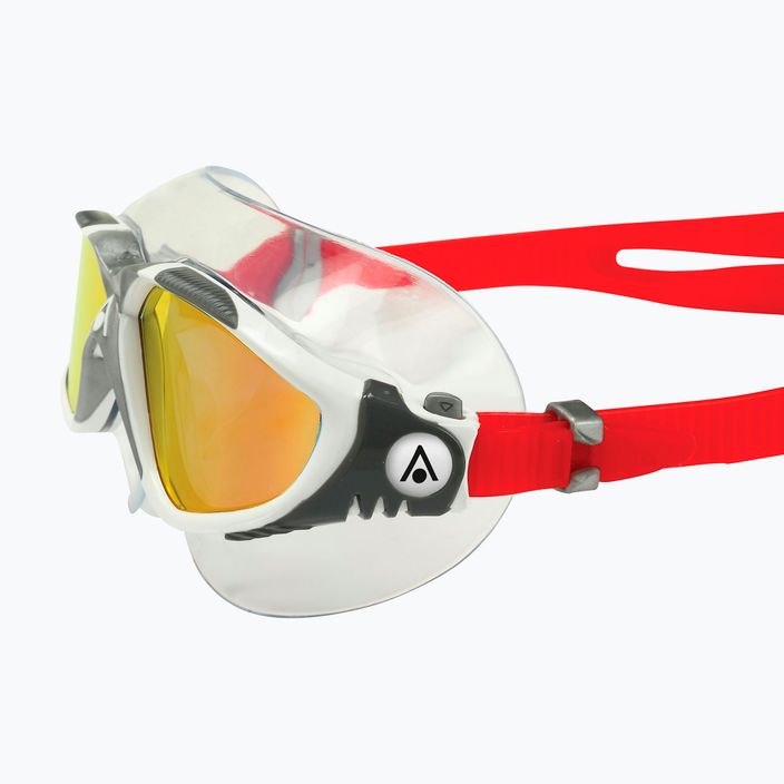Aquasphere Vista bílá/červená/červená titanová zrcadlová plavecká maska MS5600915LMR 3