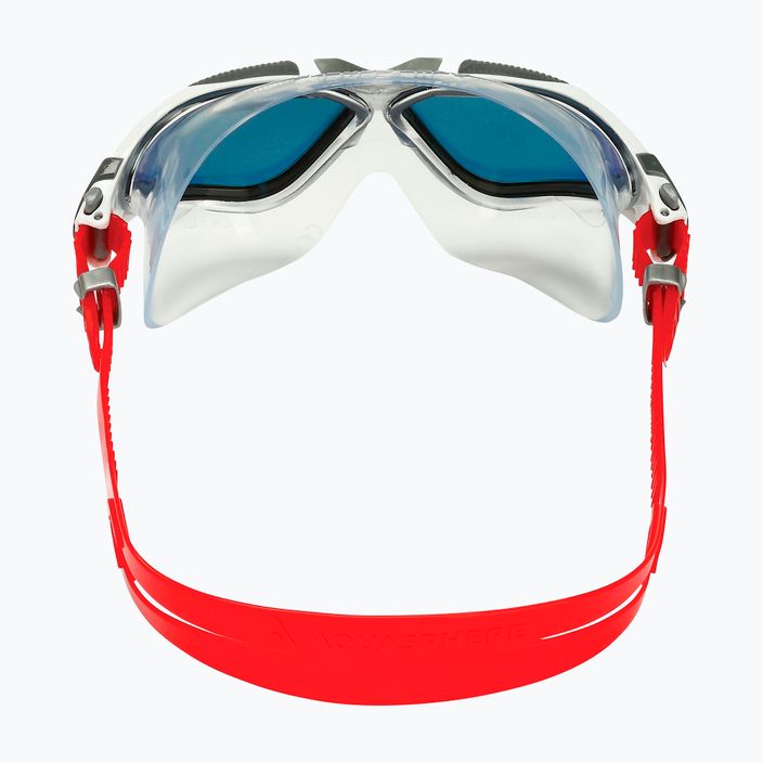Aquasphere Vista bílá/červená/červená titanová zrcadlová plavecká maska MS5600915LMR 4