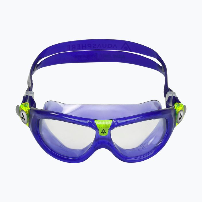 Dětská plavecká maska Aquasphere Seal Kid 2 červená/fialová/limetková 2