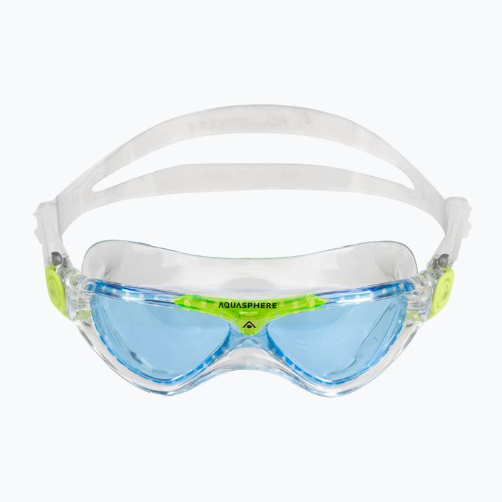 Dětská plavecká maska Aquasphere Vista transparentní/jasně zelená/modrá MS5630031LB 2