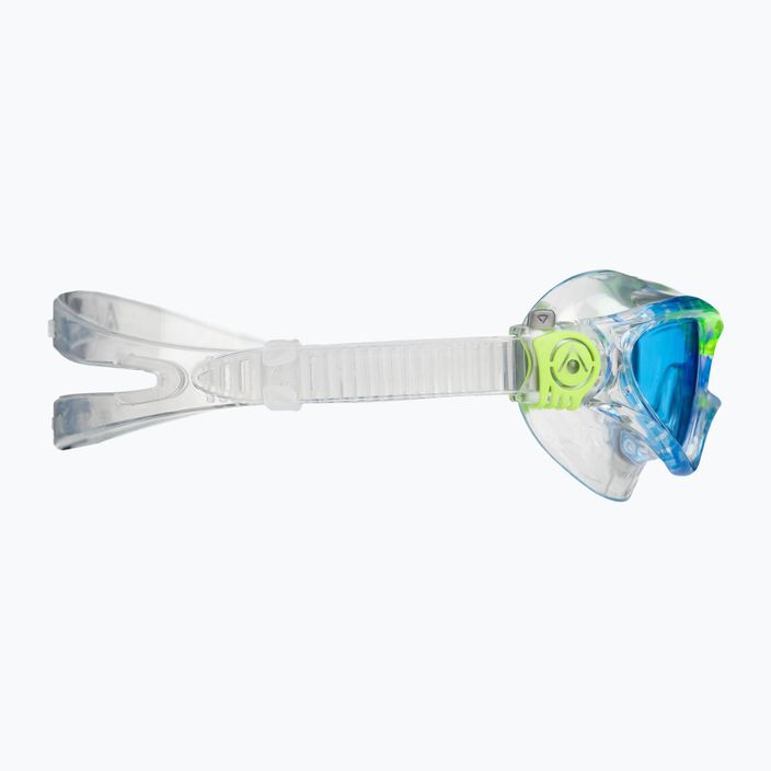Dětská plavecká maska Aquasphere Vista transparentní/jasně zelená/modrá MS5630031LB 3