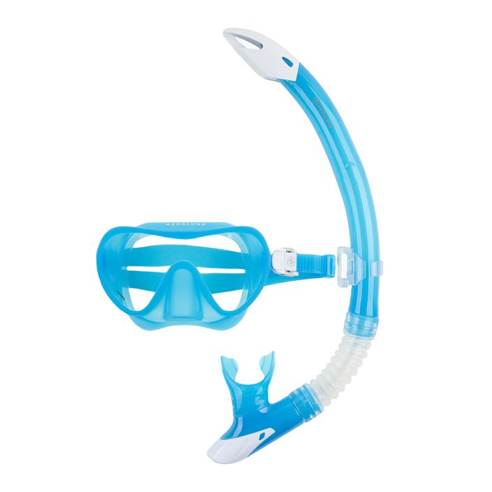 Šnorchlovací sada Aqualung Combo Nabul  maska + šnorchl blue/white 2