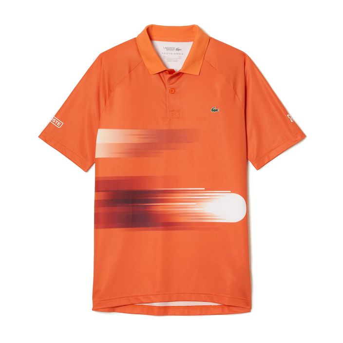 Pánské polo tričko Lacoste oranžové DH0853 FNF 2