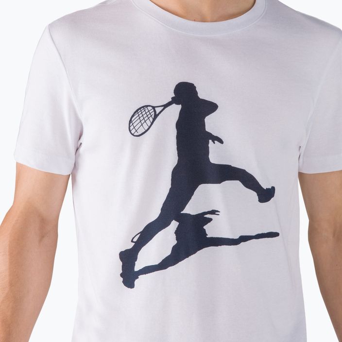 Pánské tenisové tričko Lacoste 001 white TH6661 4