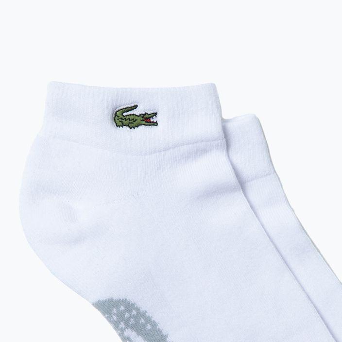 Ponožky  Lacoste RA4188 white/silver chine 2