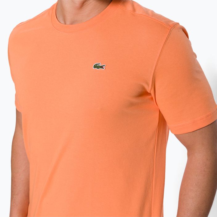 Lacoste pánské tenisové tričko oranžové TH7618 4