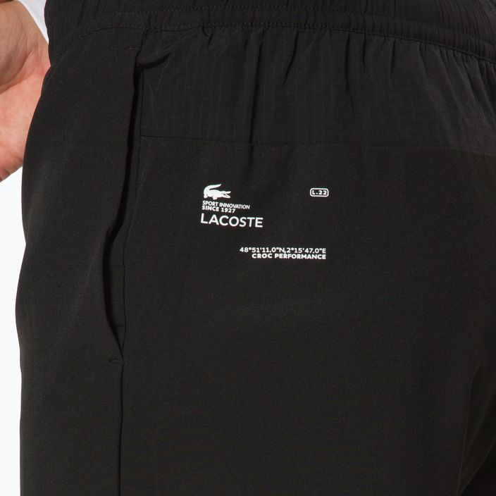 Pánské tenisové šortky Lacoste černé GH1041.9AZ 4