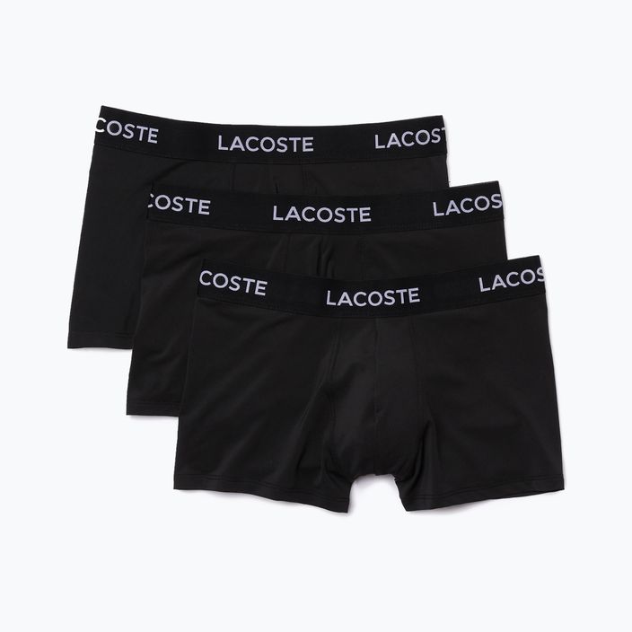 Pánské boxerky 3-pack Lacoste 5H9623 031 černá